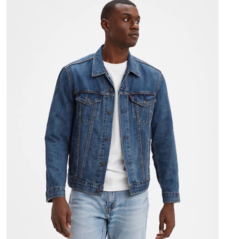 Levi’s Denim Trucker Jacket Med Wash Sz S